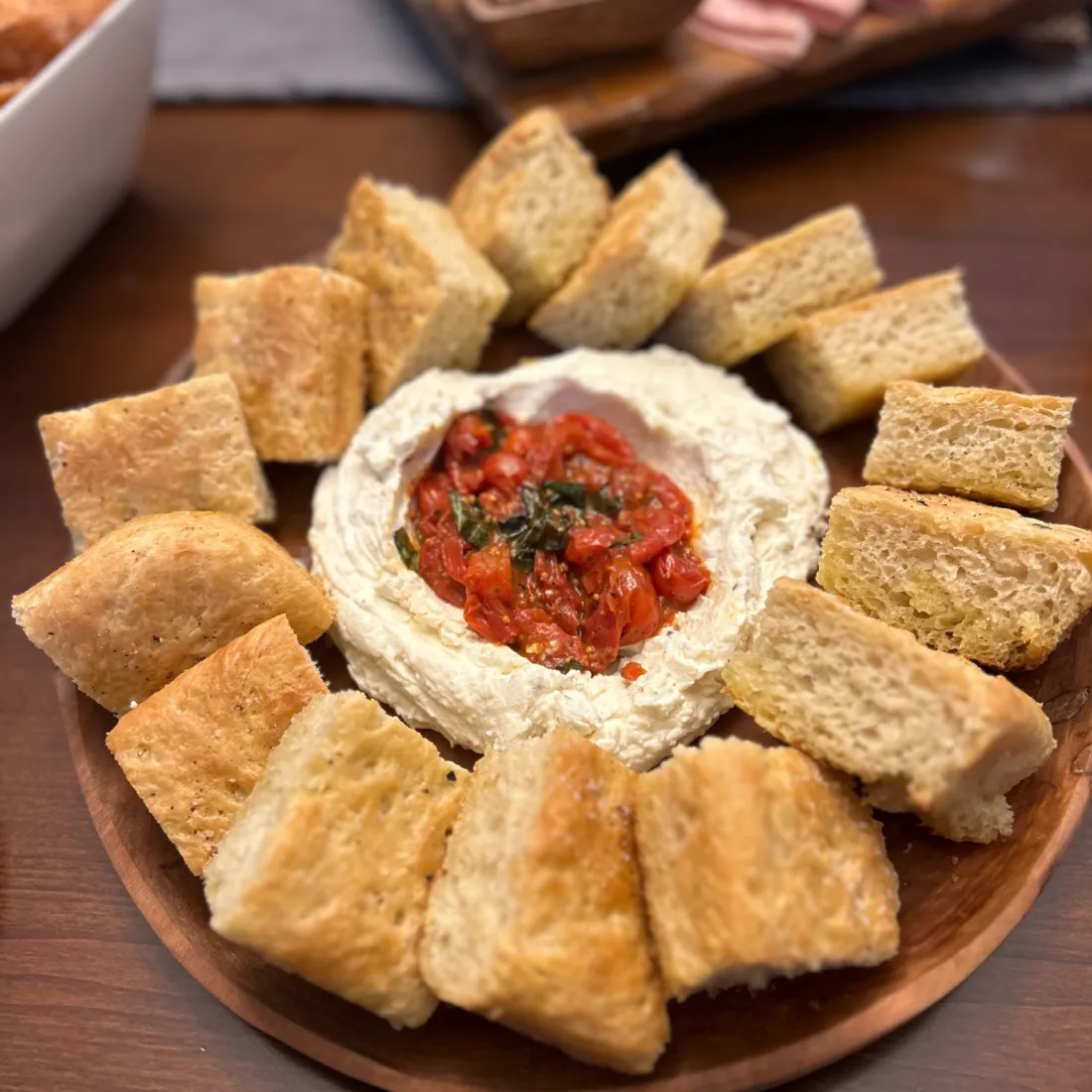 Unique Cheese Dishes &mdash; Whipped Ricotta and Cherry Tomato Bruschetta