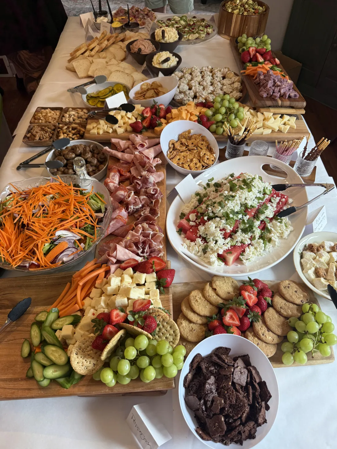 Grazing Board &mdash; Charcuterie, cheese and fruit